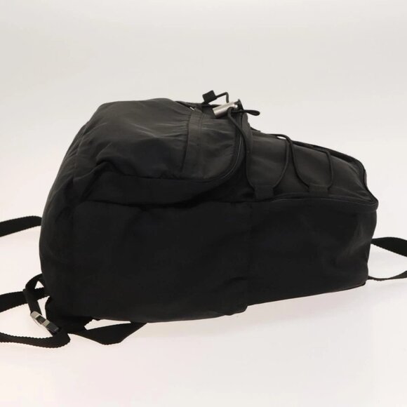 PRADA Backpack Nylon Black Silver Auth bs27459 - Picture 3 of 15
